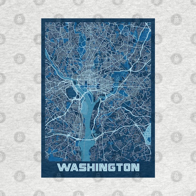 Washington - United States Peace City Map by tienstencil